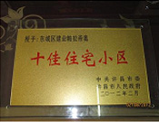 2012年2月9日，許昌建業(yè)帕拉帝奧被許昌市委市人民政府評為十佳住宅小區(qū)。